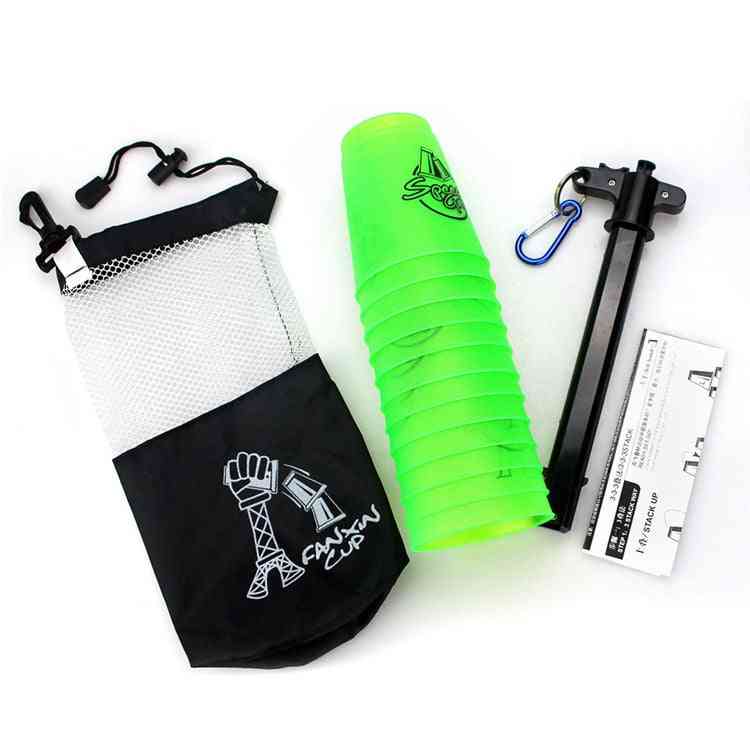 Speed Cups With Net Bag Hand Lever Sports Special Toy