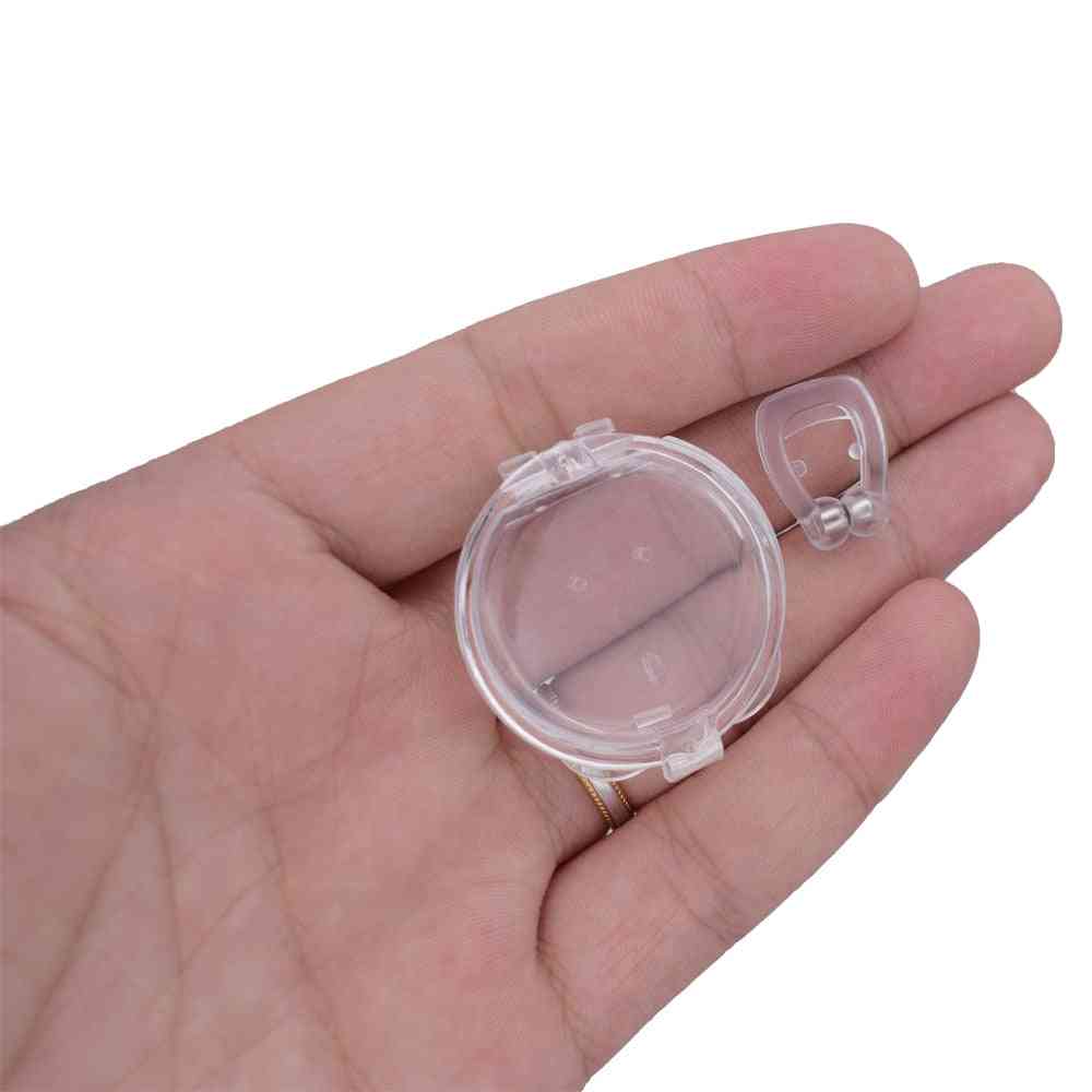 Snore Stopper Silent Sleep Silicone Nose Clip Magnetic