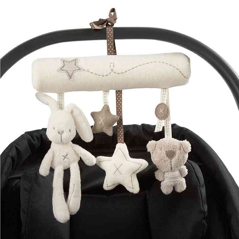 Baby Bed Safety Seat Hand Bell Multifunctional Plush Toy