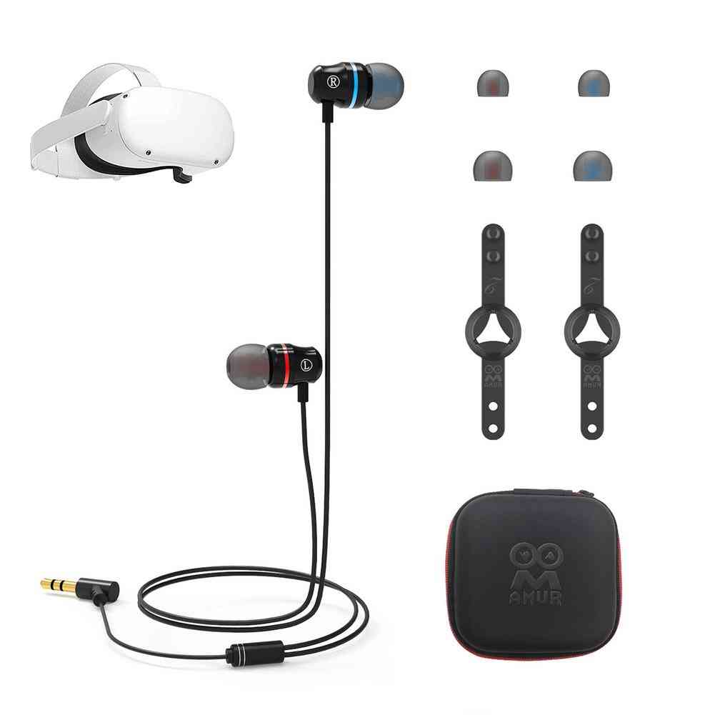 Ear-in Headphone, 2-vr Noise Isolating, Earbuds Earphones For Oculus Quest