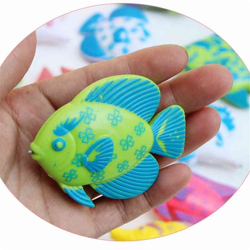 3d- Magnetic Fishing, Parent-child Interactive, Game (as Shown)