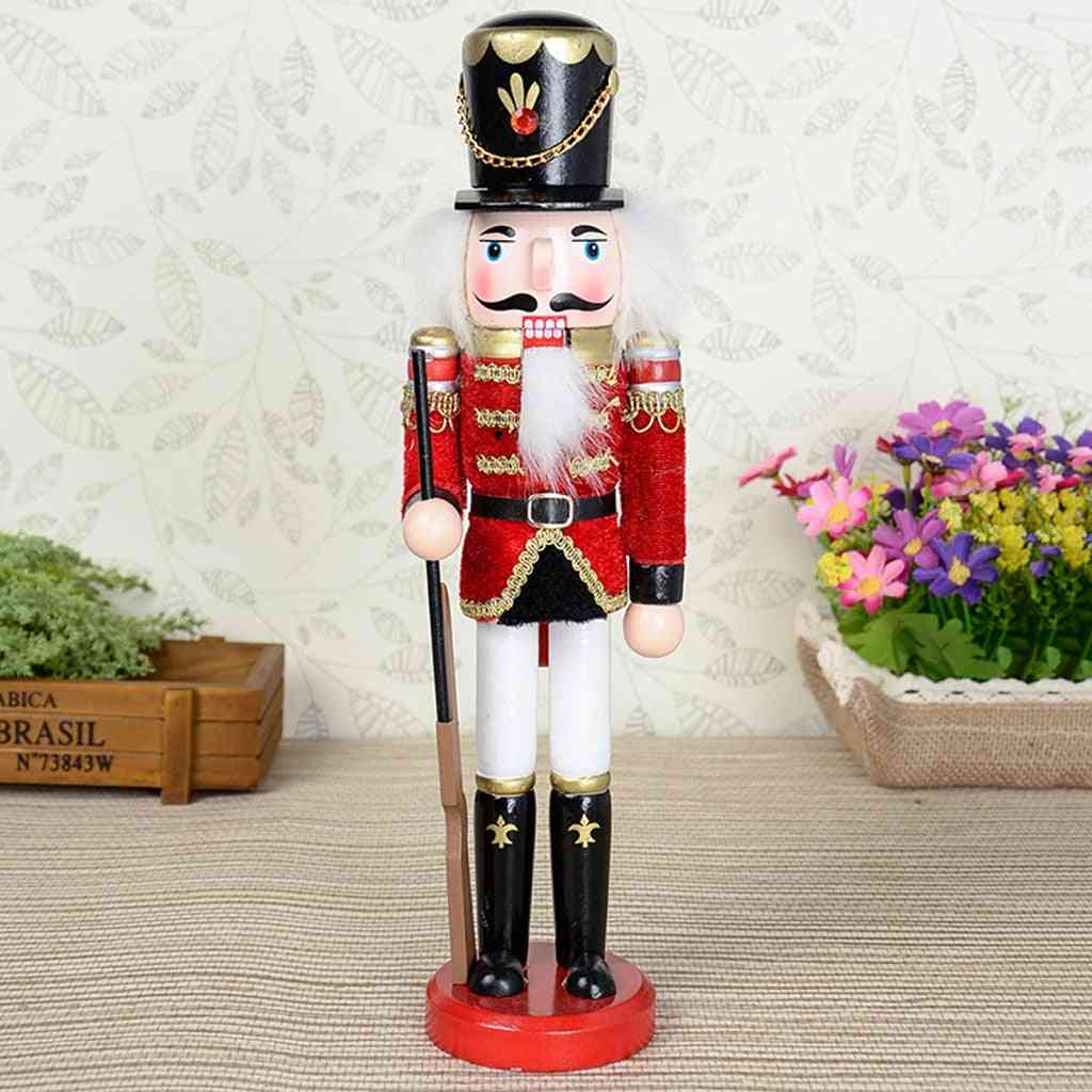 Traditional Wooden Soldier Nutcracker Ornaments For Decorations