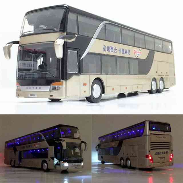 Двойна играчка за автобус за разглеждане на забележителности