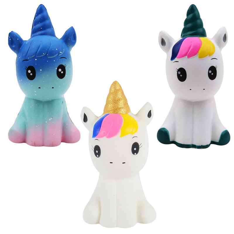 Popcorn Unicorn Cake Squishy Donut Fruit, Squishi, Slow Rising Stress Relief Squeeze For Baby
