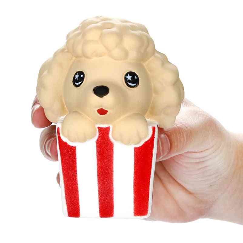 Squishy a forma di ciambella con torta di unicorno popcorn, frutta, squishi, compressione antistress a lenta crescita per il bambino