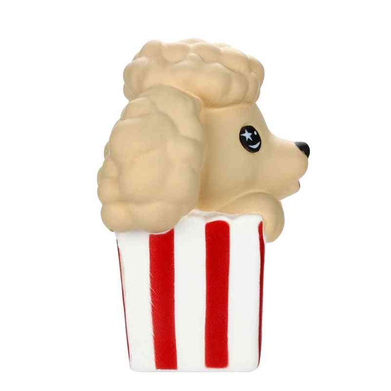 Squishy a forma di ciambella con torta di unicorno popcorn, frutta, squishi, compressione antistress a lenta crescita per il bambino