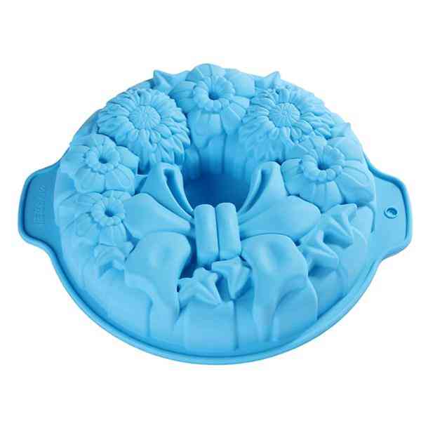 Silicone Big Cake Molds- Flower Crown Shape, Bakeware Baking Tools