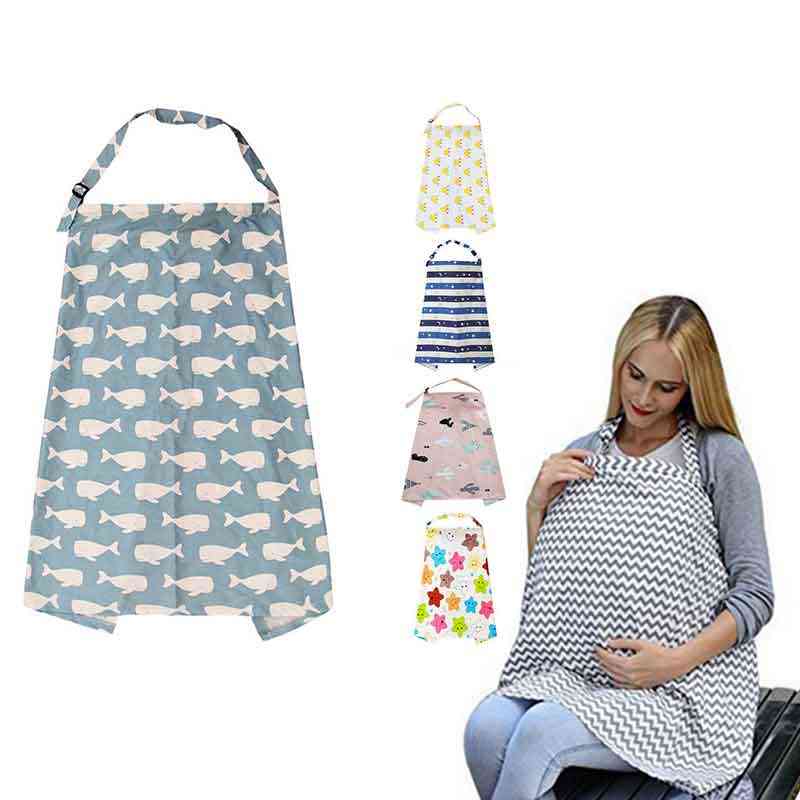 Adjustable- Baby Feeding, Mum Breastfeeding, Poncho Apron Cover