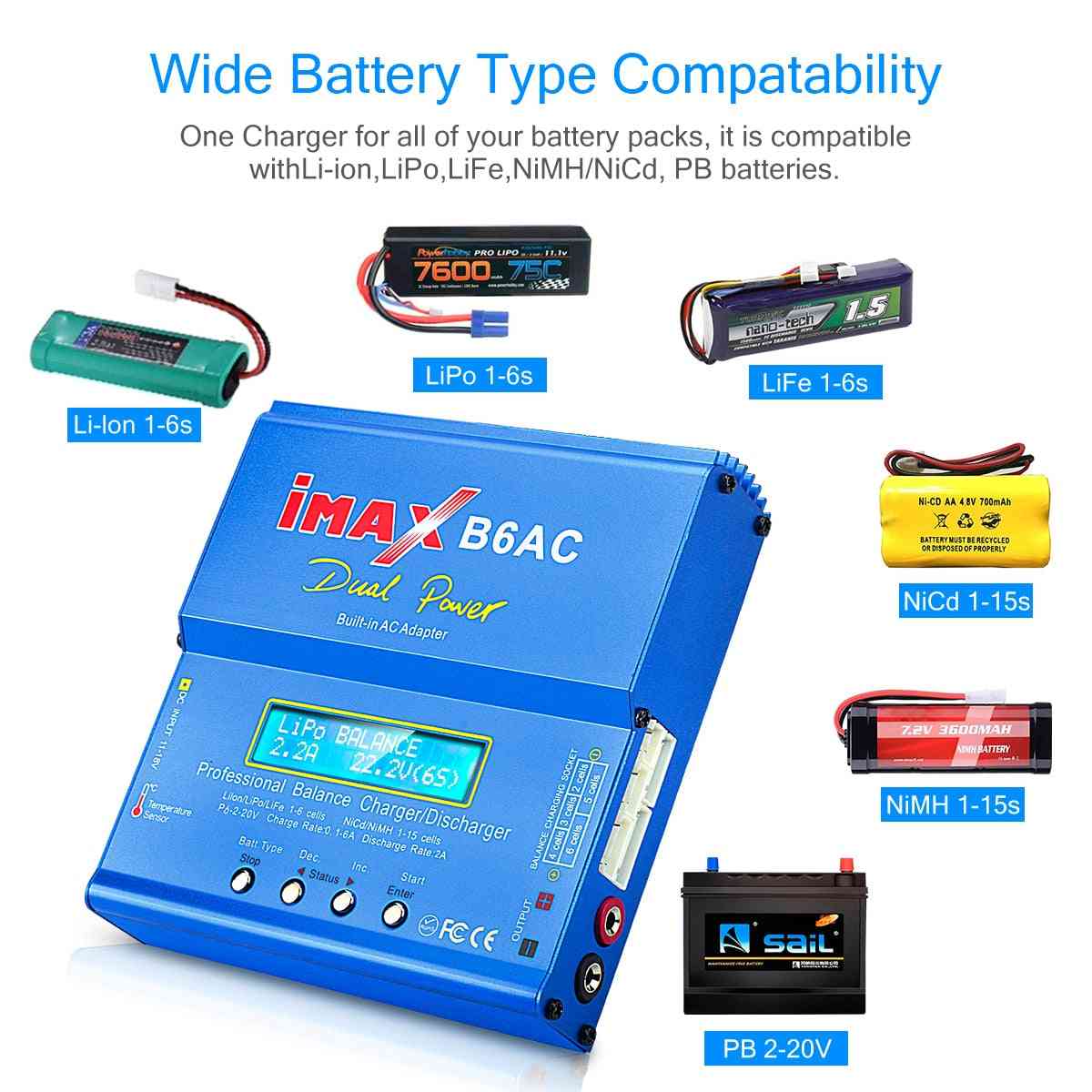 Ac Rc Charger, Battery Balance Charger