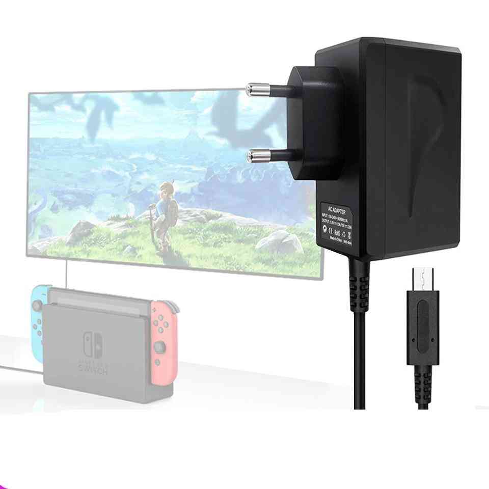 Ac Adapter Charger For Nintendo Switch 15v 2.6a Fast Charging