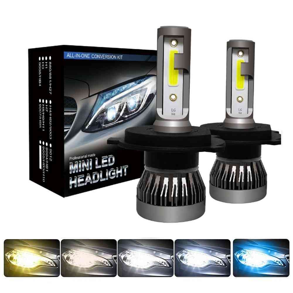 Led 12000lm/pair- Headlight Bulbs, Headlamps Kit For Auto Lamps