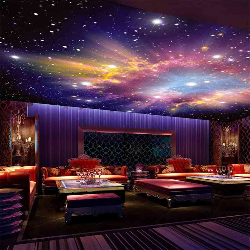 Wallpaper Modern Star Nebula Night Sky Mural Wall Cloth