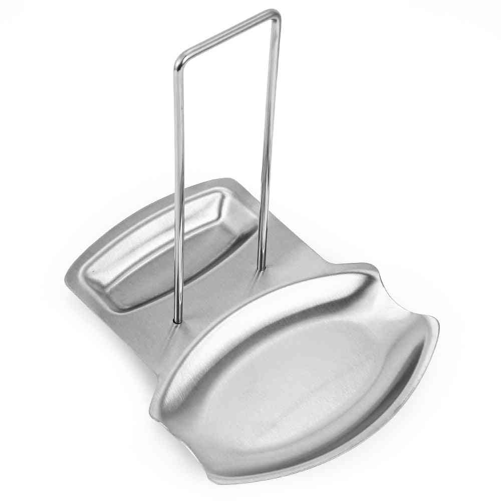 Stainless Steel- Pan Pot Rack Cover, Lid Rest Stand, Spoon Holder For Kitchen (a-1 Pcs)