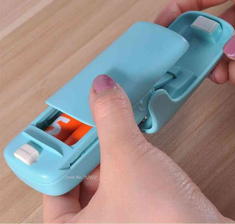 Mini sigilant portabil de uz casnic presat manual pentru pungi cu alimente