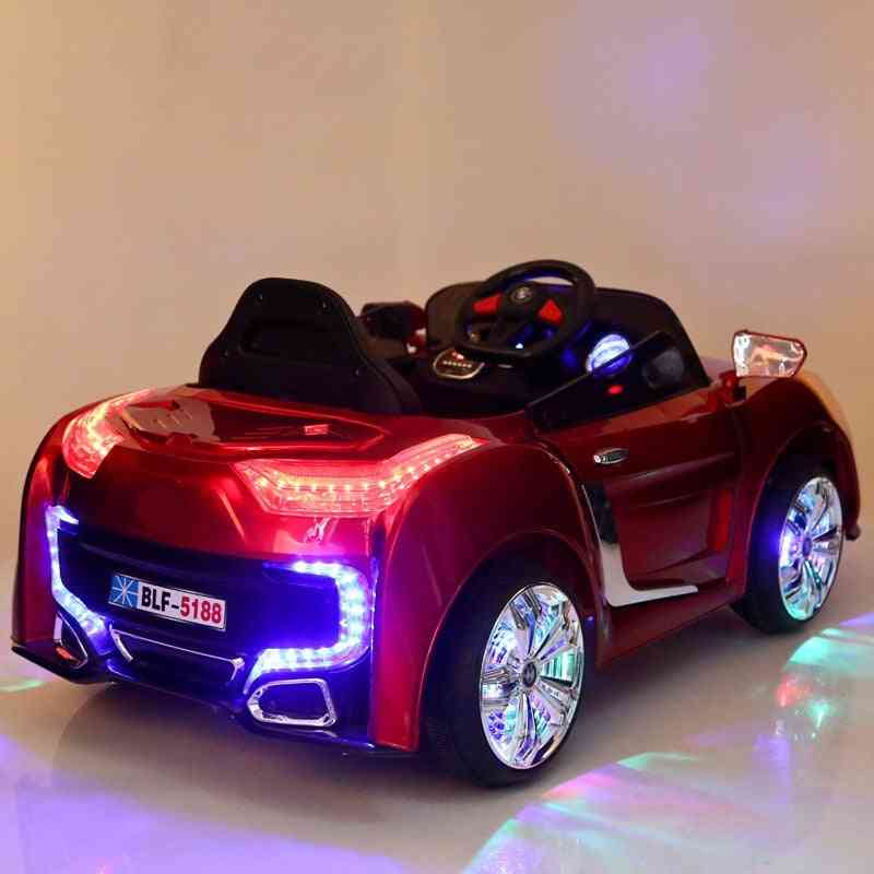 2.4g Bluetooth, Flash Light Wheel Electric Dual Drive Stroller Car
