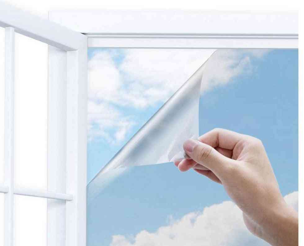 One-way Self-adhesive, Reflective Mirror Glass, Window Film For Home