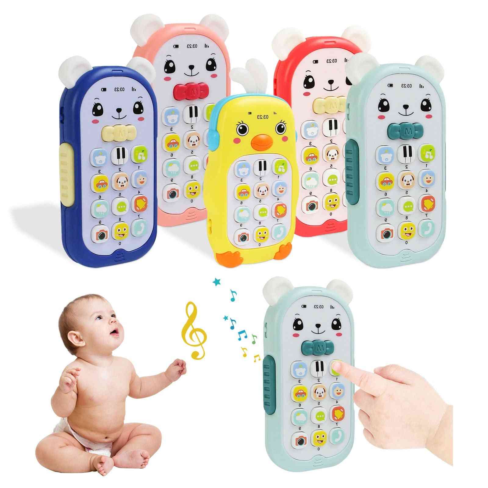 Electronic Baby Rattles Musical Baby Phone Toy