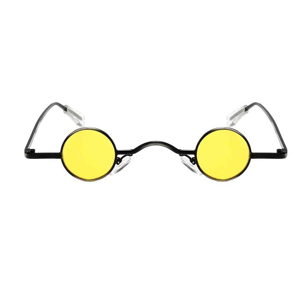 Retro Mini Round, Metal Small Framed, Sun Glasses Accessories