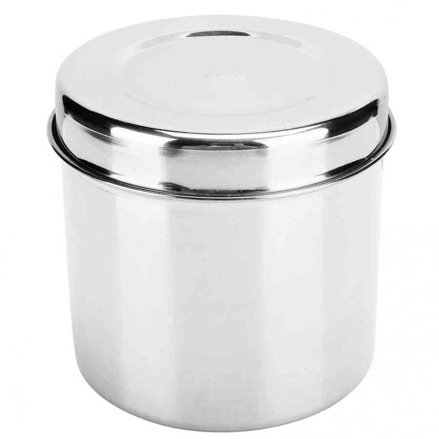 Stainless Steel Jar, Dressing Cotton Anti-iodine Container