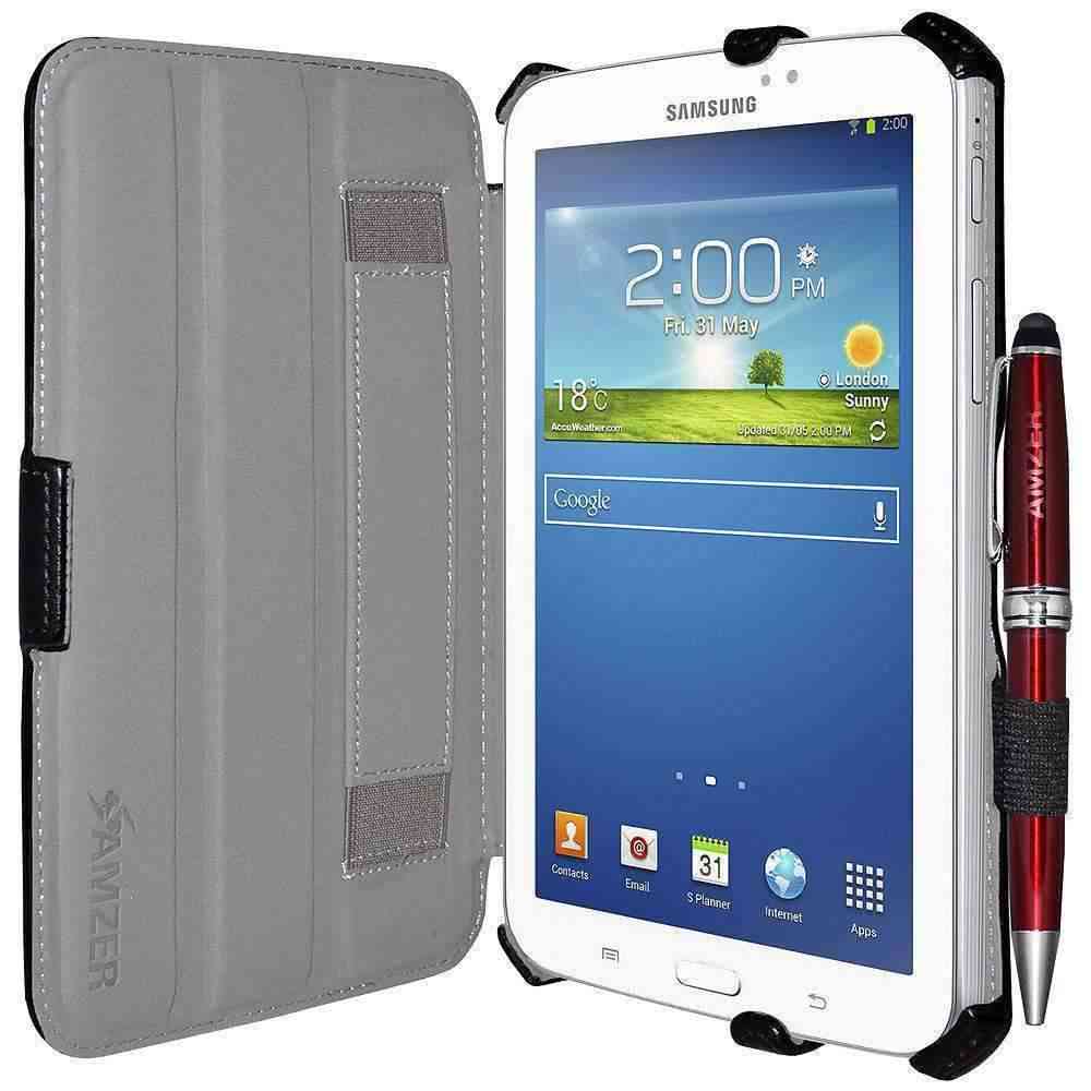 Portfolio Case Leder Textur für Samsung Galaxy Tab 3