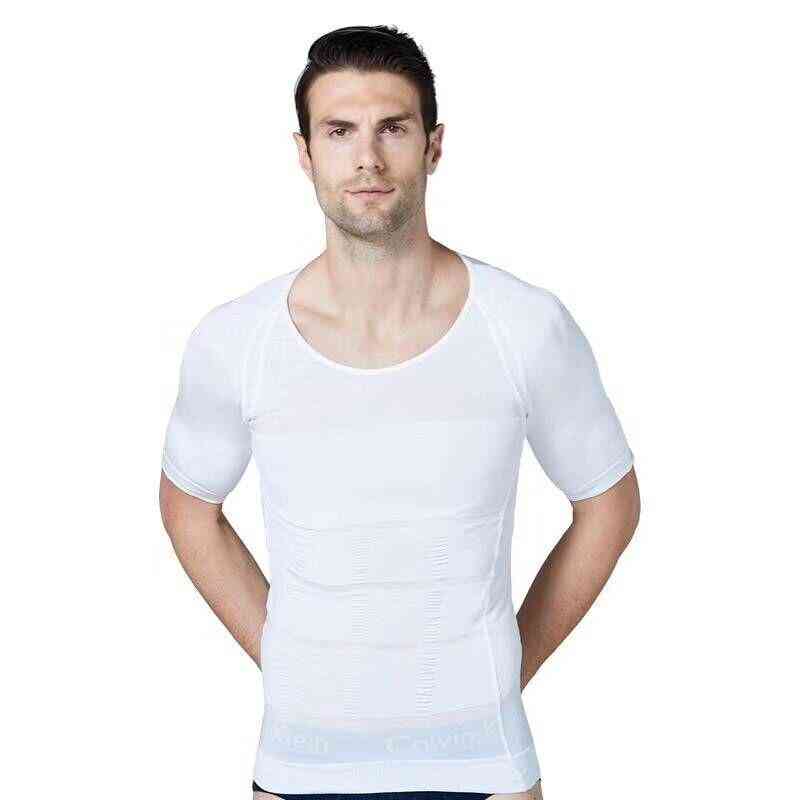 Mens Body Shaper Slimming Shirt