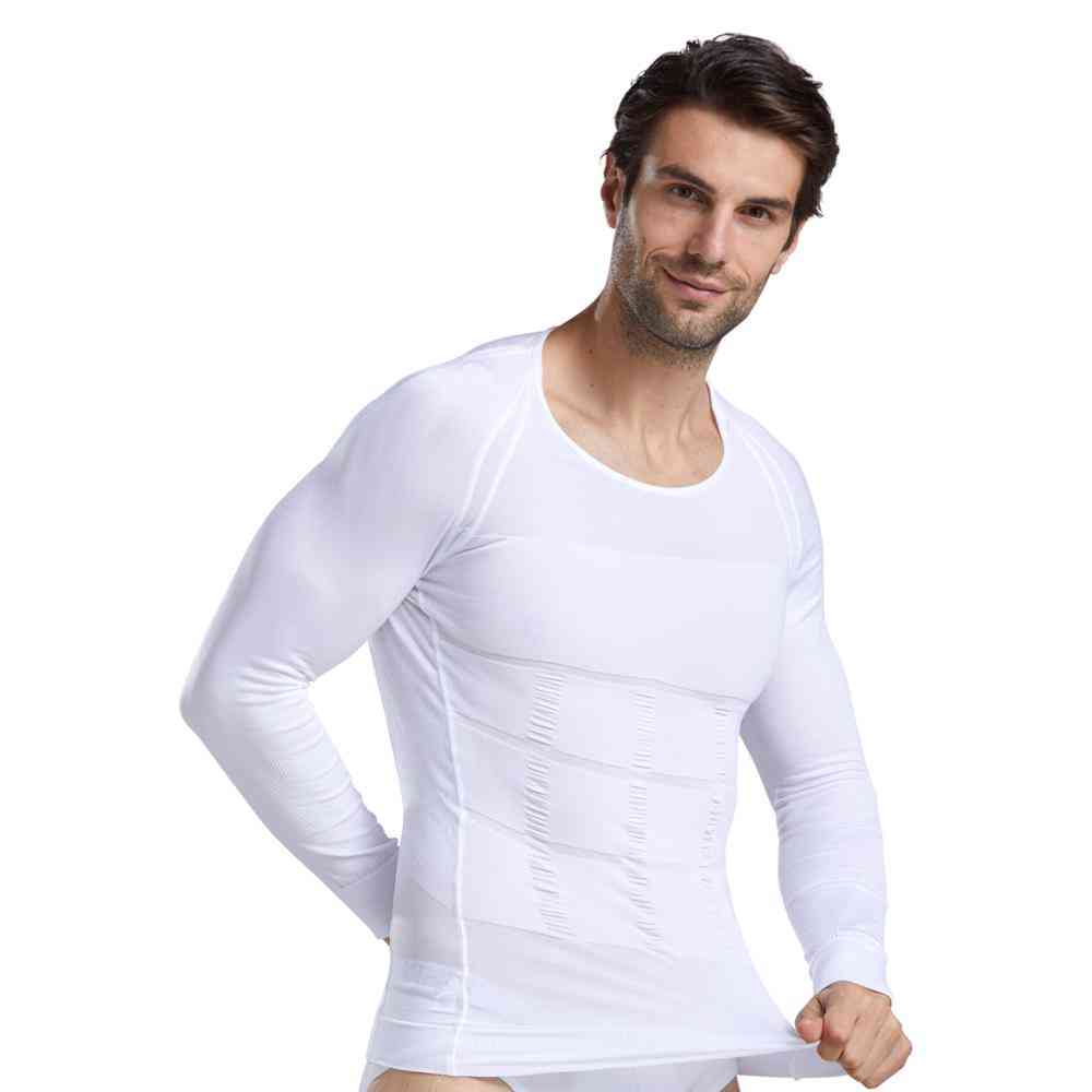 Mens Body Shaper Slimming Shirt