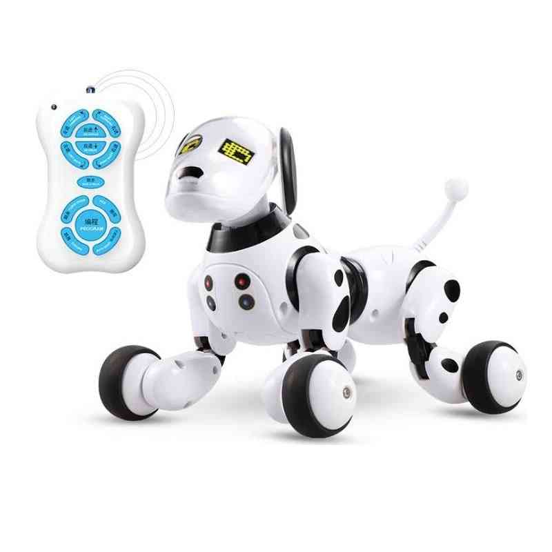 Animale domestico elettronico per bambini, giocattolo parlante per cani robot con telecomando wireless