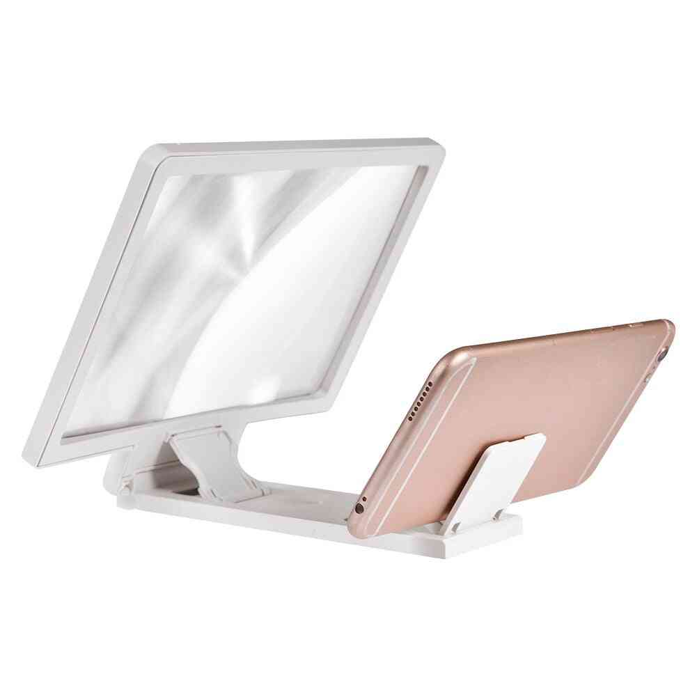 Mini Mobile Phone Magnifying Glass, Video Screen Amplifier Stand Accessories