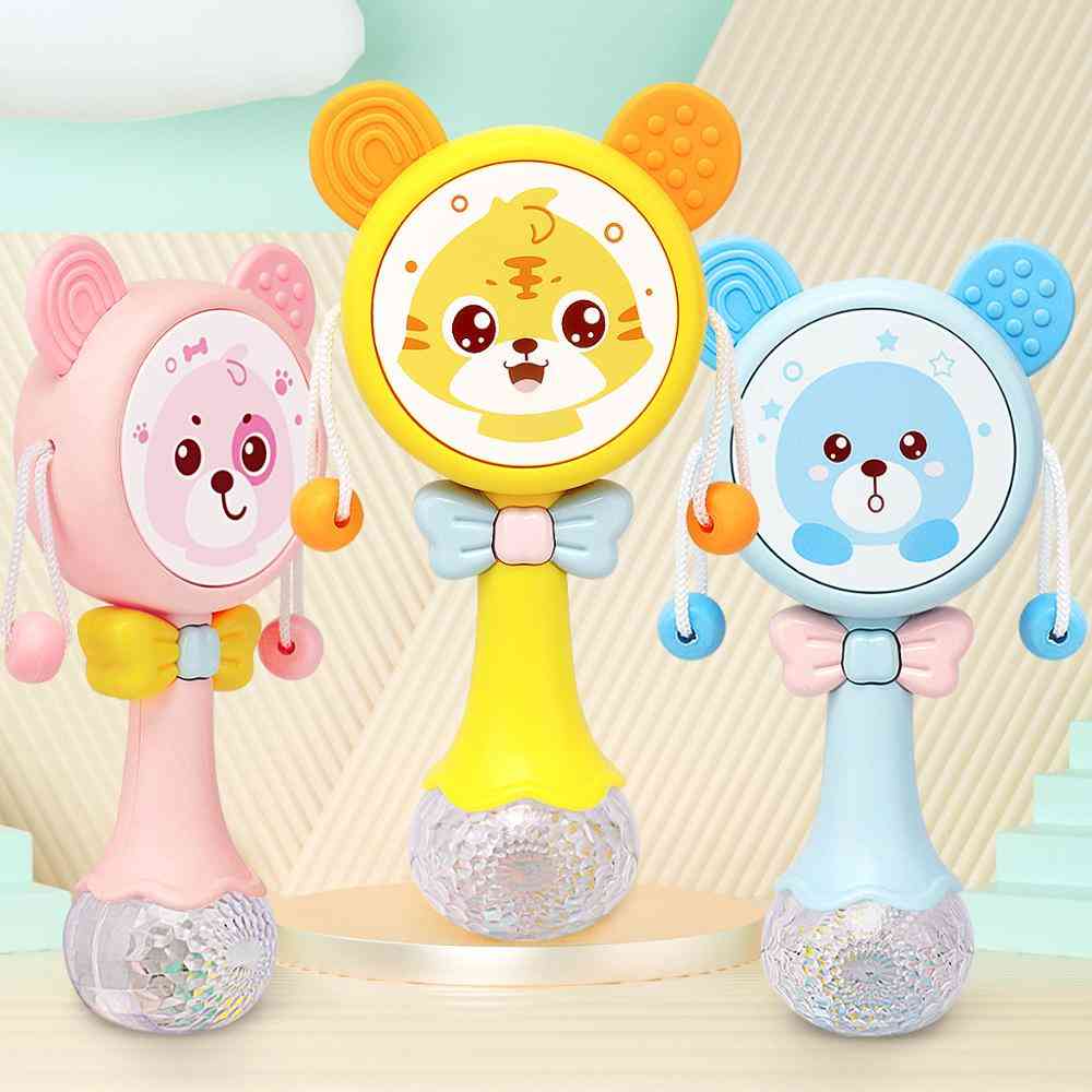 Baby Music Rattle Bear Teether Toy For Child