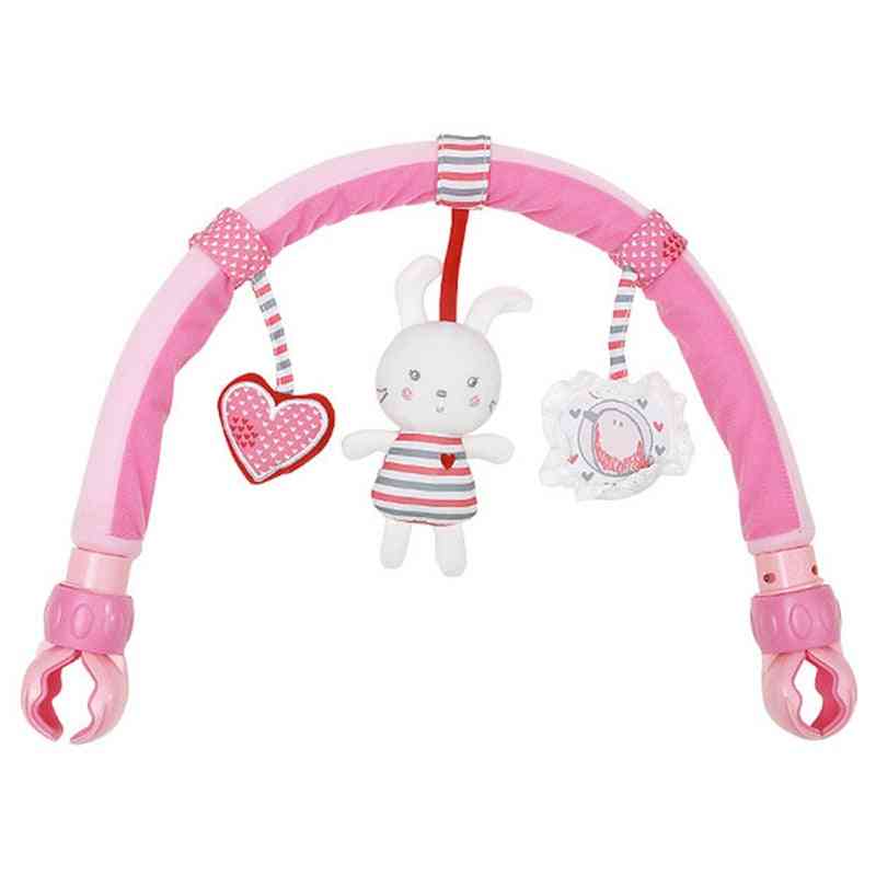 Lovely Baby Cradle Seat Cot Crib Hanging Soft Plush Rattles Ring Bell