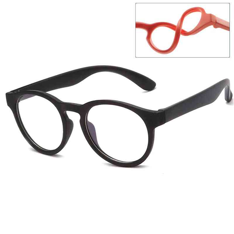 Anti Blue Light, Round Silicone, Optical Frame Eye Glasses