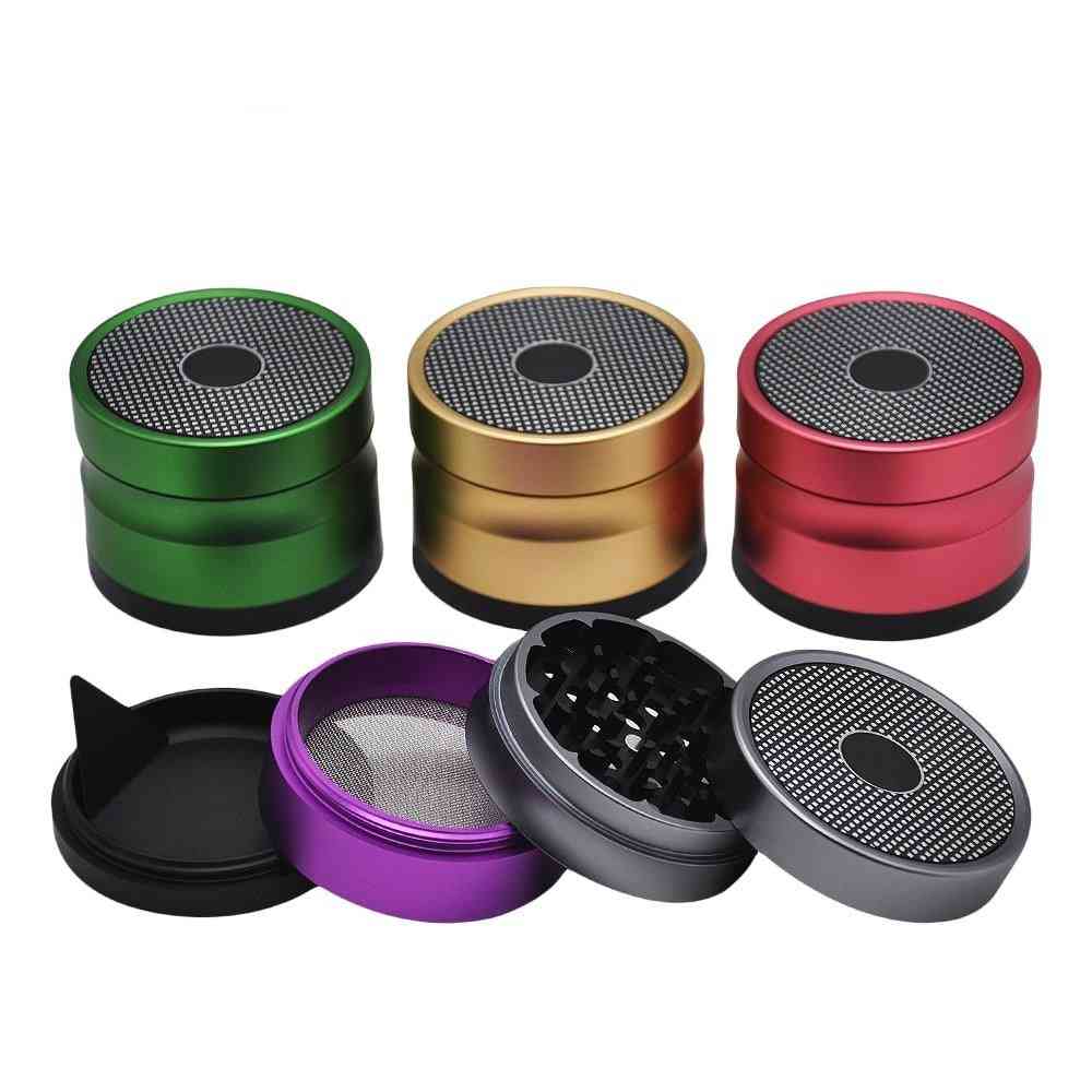4-layers Tobacco Grinder, Smoking Ancient Shape, Aluminum Spice Crusher Accessories