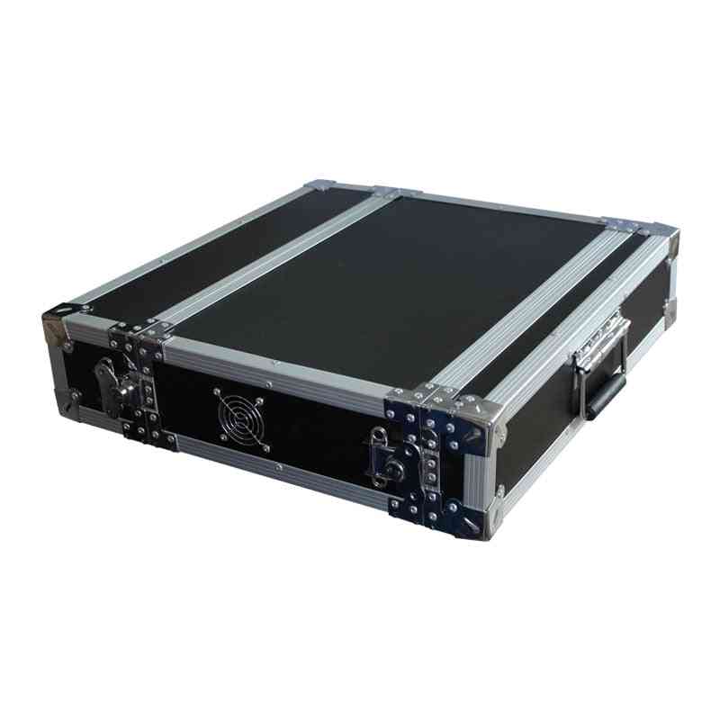 Flight case vuoto per processore video con display a schermo LED a noleggio