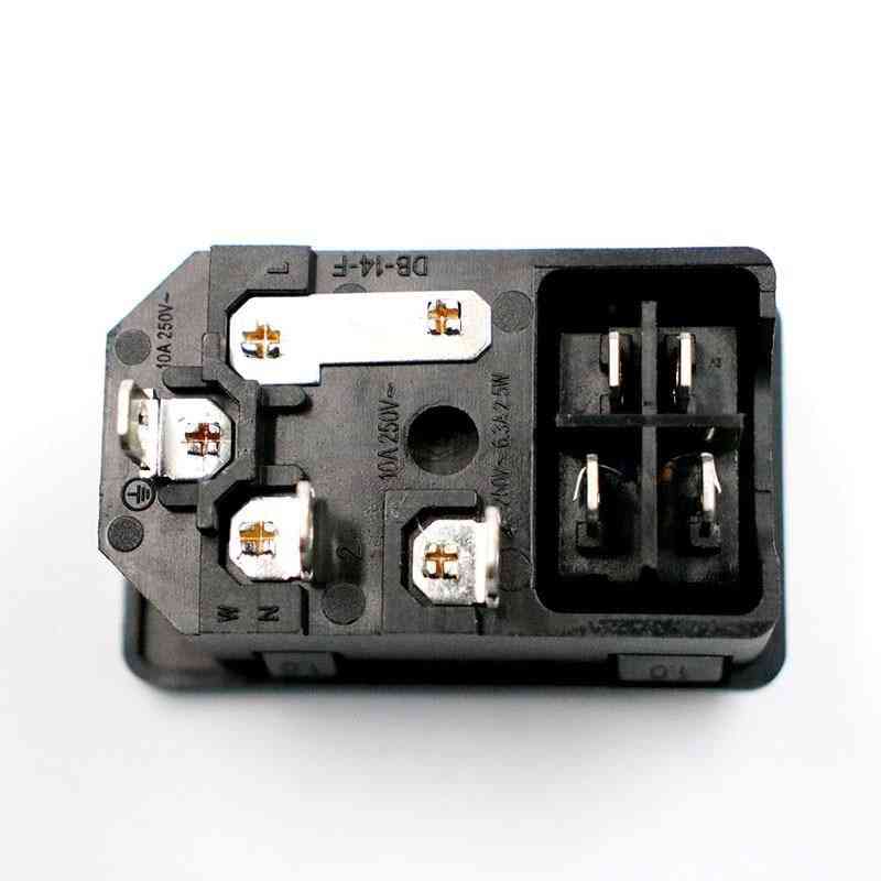 Iec320 C14- Inlet Power, Socket Fuse Switch, Plug Connector