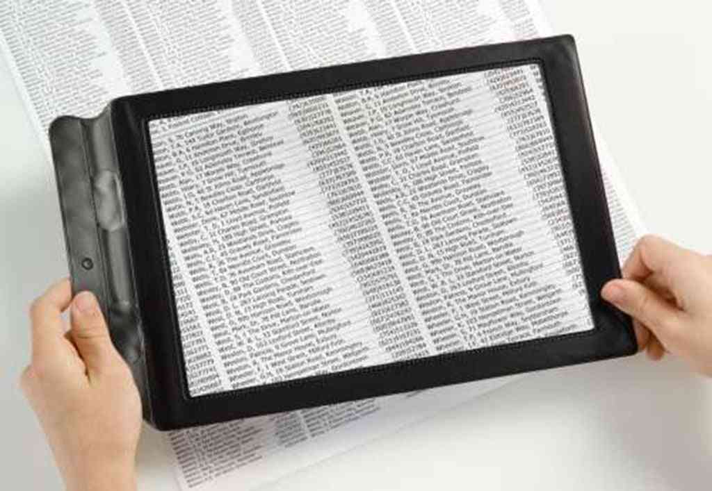 A4 Magnifier Magnifying Glass Book Reading Lens