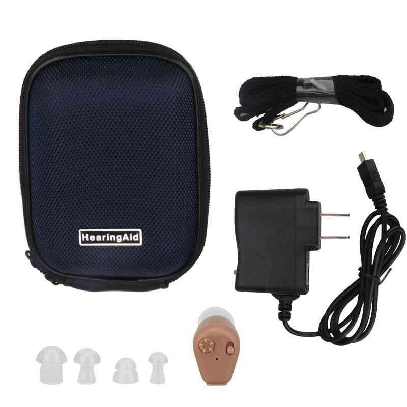 Mini Hearing Aids Rechargeable For Deafness Digital Invisible Cic Sound Amplifier