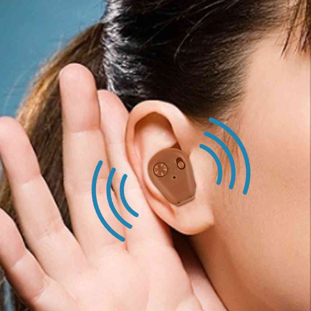 Mini Hearing Aids Rechargeable For Deafness Digital Invisible Cic Sound Amplifier