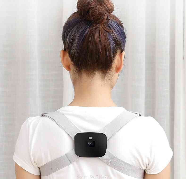 Adjustable Smart Humpback Correction Belt With Lcd Digital Counting Corrector, Ultra-thin Breathable Comfortable