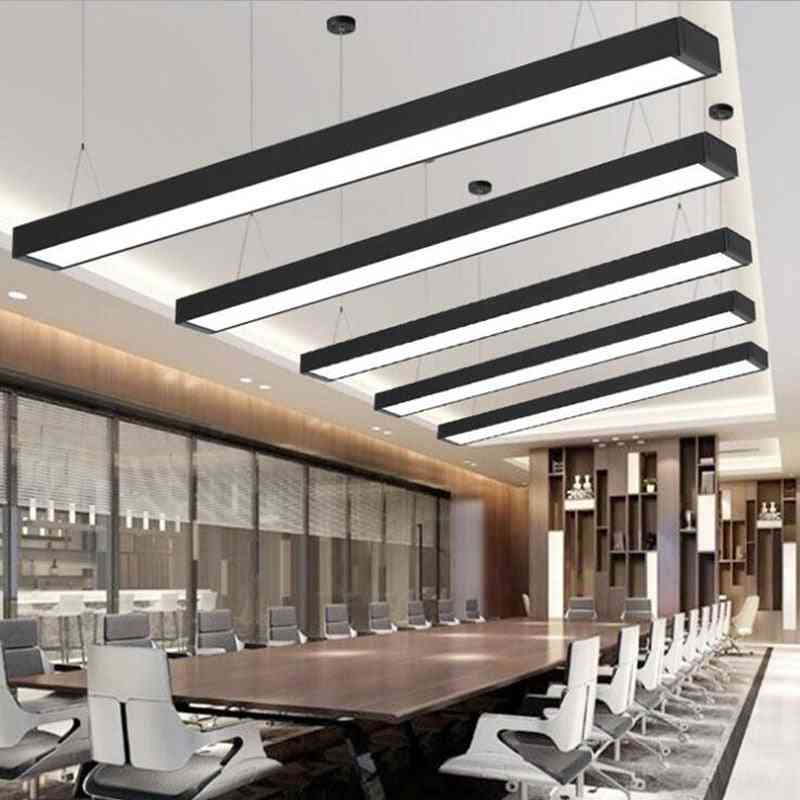 Modern Minimalist New Office Building Strip Ceiling Led Lighting Lamps