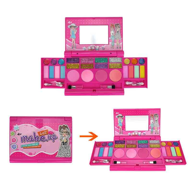 Kids Makeup For Pretend Play Cosmetic Box