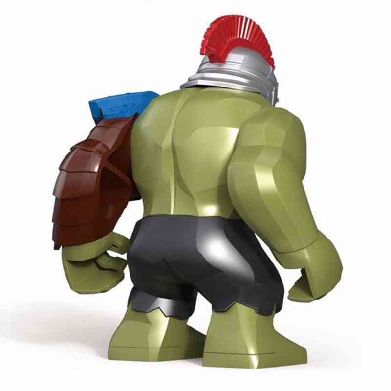 Hulk Thor, Ragnarok Korg, Figure Blocks Construction, Building Bricks Toy
