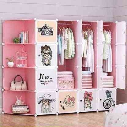 Cartoon Furniture Wardrobe, Storage Cabinet