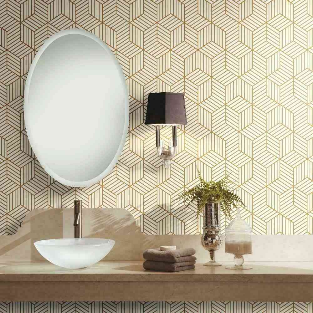 Home Hexagon Paper, Removable Peel And Stick Wallpaper, Self Adhesive Film
