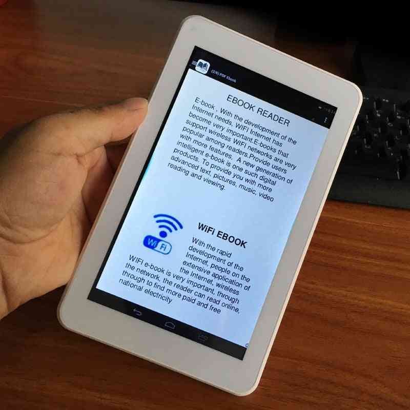 Lector digital de libros electrónicos inteligentes wifi pantalla táctil de resolución hd
