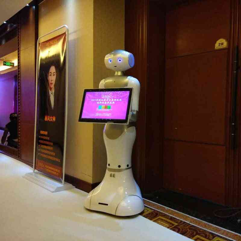 Lidar navigacija sprejem robot restavracija šola muzej nakupovalni center dvorana pot receptor glasovni vodnik