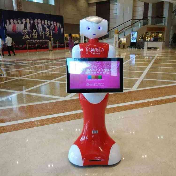 English Speech- Educational School, Museum Shopping Mall, Voice Guide Robot