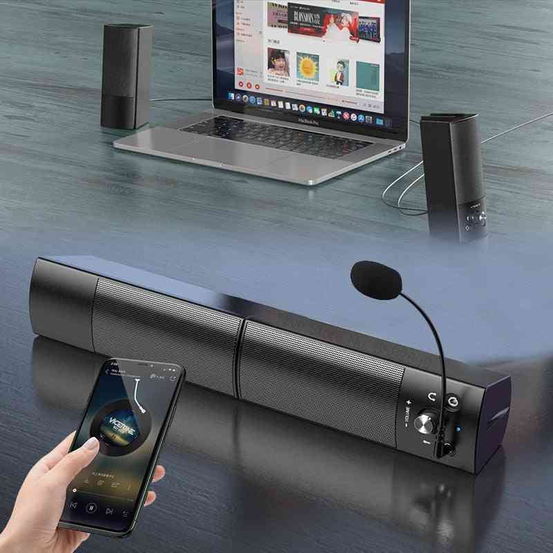 Detachable Computer Speakers Home Bluetooth Music Box Bass Surround Subwoofer For Pc Laptop Multimedia