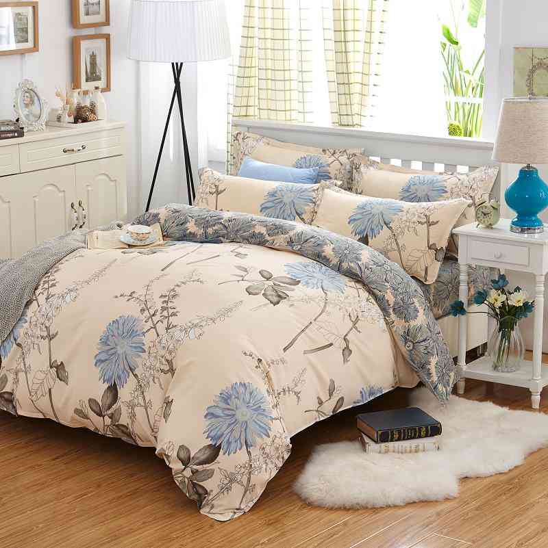 Home Textiles  Bedding Set -  Comforter Duvet Cover, Bed Sheet, Pillowcase Set-2