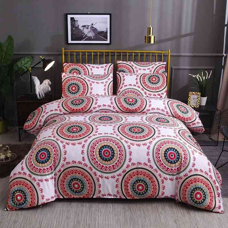Geometric Bedding Duvet Cover Sets, Quilt Covers Single Full Double Queen King Size