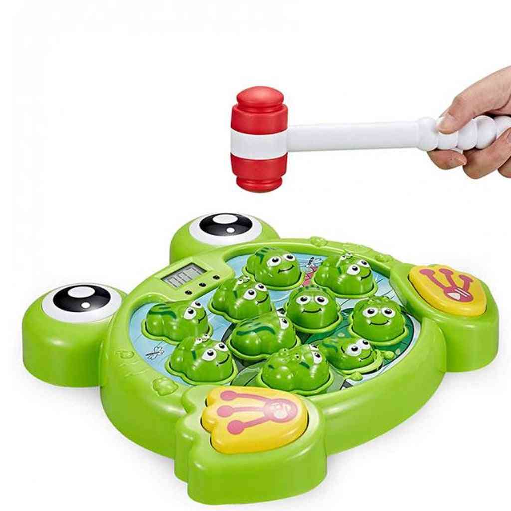 Interactive Whack A Frogs Game Hammer Early Developmental Toy